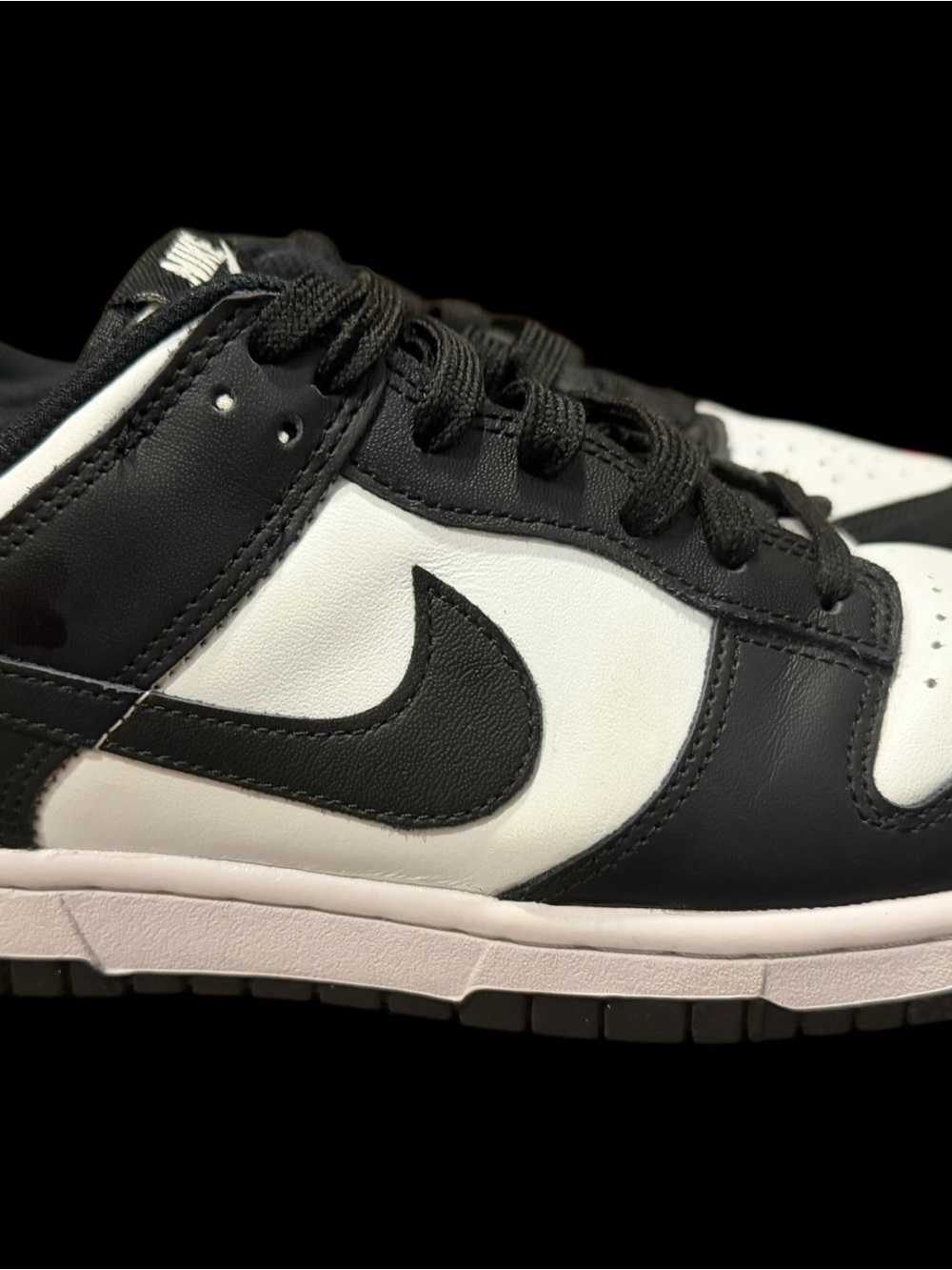 Nike Dunk Low Panda Black White Size 8.5 Clean